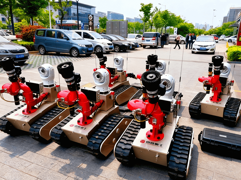 Chińscy giganci straży pożarnej weszli na rynek robotyki strażackiej, rozpoczynając nowe zmiany w branży